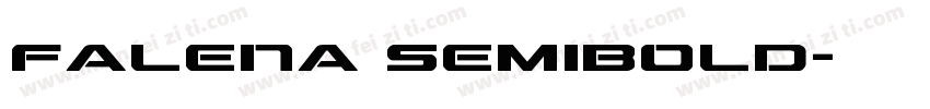 Falena SemiBold字体转换